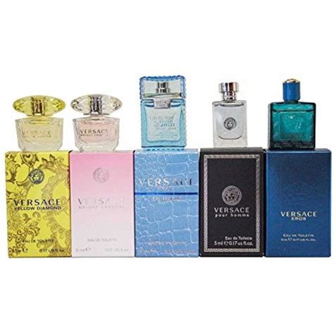 versace deluxe miniature collection set|Versace unisex.